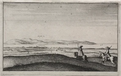 Vues anglaises : Île de Wight depuis Portsmouth