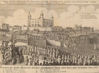 Exécution de Thomas Wentworth, 1641
