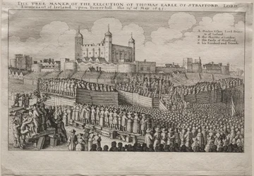 Exécution du comte de Strafford, 1641