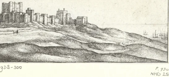 Vue du château de Douvres (série: Vues autour de la côte anglaise)