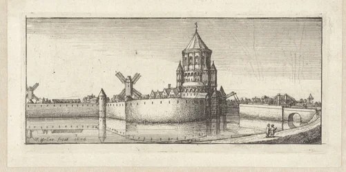 Vue de la Petite Porte de Bois à Haarlem