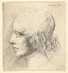 Tête de jeune homme
