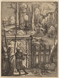 Jésus sur le mont des Oliviers