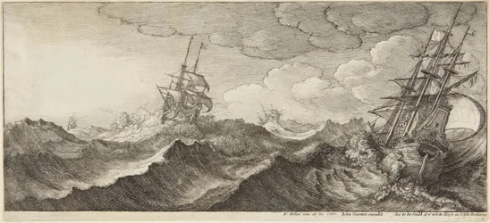 Marine dans la tempête