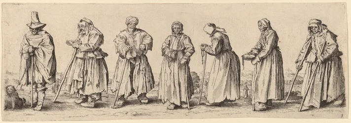 Mendiants hommes et femmes