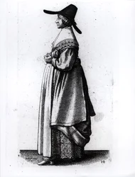 Femme de marchand, 1640