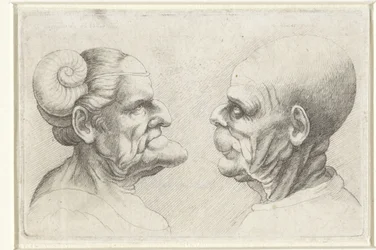 Caricatures déformées d