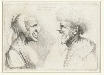 Caricatures déformées d