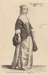 Mulier Generosa Anglica, 1644