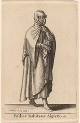 Femme habitant à Alger