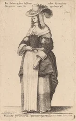 Mulier Primaria Antuerpiensis, en tenue domestique