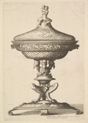 Gobelet orné
