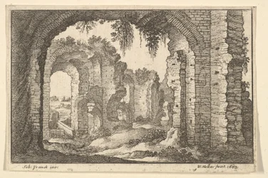Ruines romaines, 1673