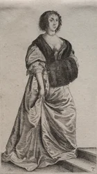 Les Diverses Habitudes des Femmes Anglaises, de la Noblesse aux Femmes de la Campagne, 1639
