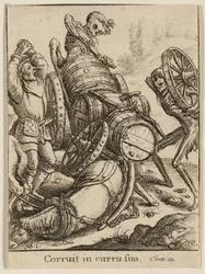 Le charretier et la mort
