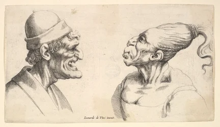 Deux têtes déformées, 1625-77