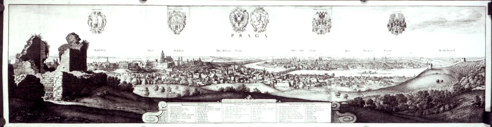 Vue de Prague, 1649