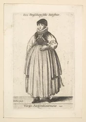 Virgo Argentinensis. Femme non mariée de Strasbourg