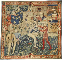 La rencontre des rois Henri VIII et François Ier Tapisserie, vers 1520