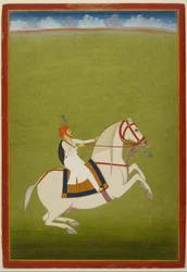 Rajput monté, début du 19ème siècle