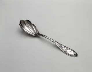 Cuillère à sucre, vers 1875 (argent)
