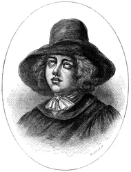 George Fox, fondateur des Quakers, XVIIe siècle vers 1880