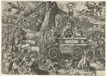 Le char triomphal de la paix, 1577