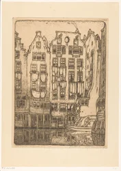 Maisons de canal à Sint-Olofssteeg à Amsterdam