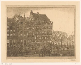 Maisons sur la Prins Hendrikkade à Amsterdam