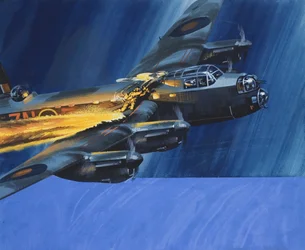 Avions en flammes