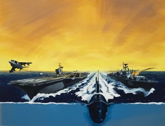 Navires de guerre et sous-marins