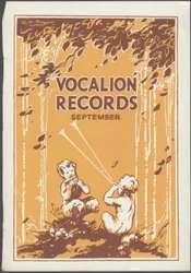 Bulletin des disques Vocalion, années 1920