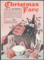 Paniers de Noël, vers 1920