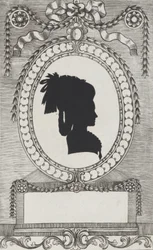 Silhouette de la comtesse Lodroni, 1784-1834
