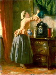 Une servante, 19e siècle