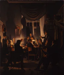 Une fête de fumeurs