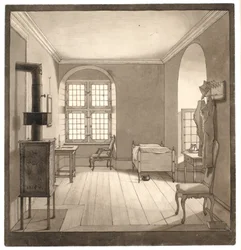 Chambre dans le couvent des nobles demoiselles d