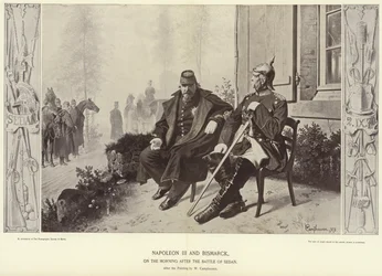 Napoléon III et Bismarck le matin après la bataille de Sedan