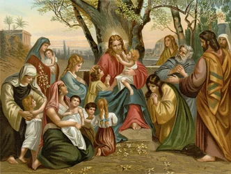 Jésus bénissant les enfants