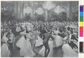 Bal à la cour - raisonnement de la quadrille