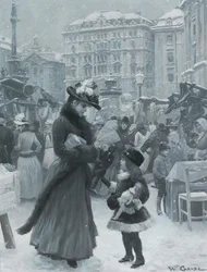 Le marché de Noël Am Hof, 1901