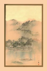 Un Matin de Printemps sur la Rivière Yodo, vers 1870, 1886
