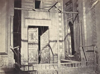 Porte de la mosquée, Sultan Hassan. Partie inférieure
