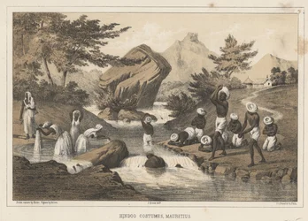 Costumes hindous, Maurice, 1855