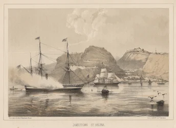 Jamestown, Sainte-Hélène, 1855