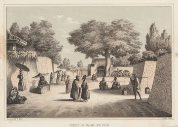 Rue à Napha, Lew Chew, 1855