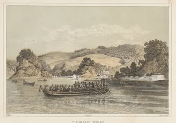 To-Ri-Ga-Sa-Ki, baie de Yedo, 1855