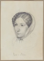 Agnes von Felsen, c.1822 (graphite)