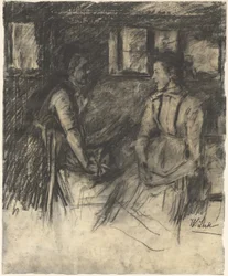 Deux Femmes dans la Cuisine