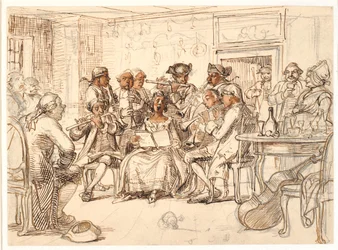 Motif de Bellman: Le concert à "3 Byttor", épître de Fredman n° 51